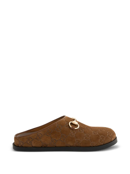  Gucci Mules New Sol - Marrón 