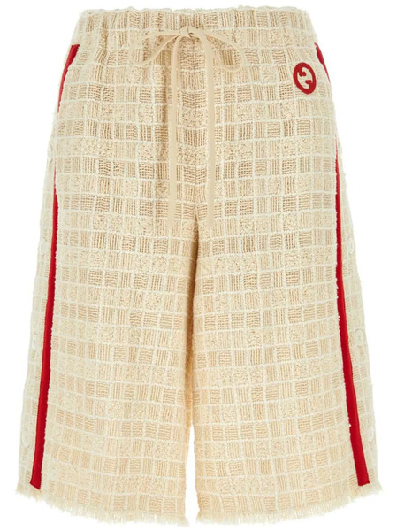  Gucci Pantalones Cortos Con Cordones - Neutro 