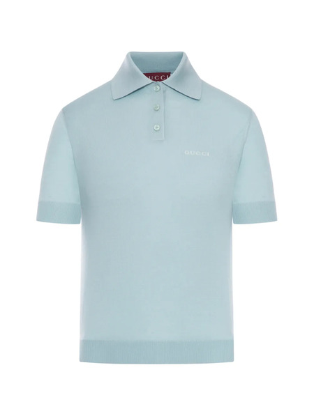  Gucci Polo Con Logo - Azul 