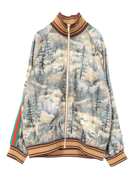  Gucci Pre-owned Chaqueta Con Estampado De Bosque De Gucci Pre-owned X The North Face 2010 - Amarillo 