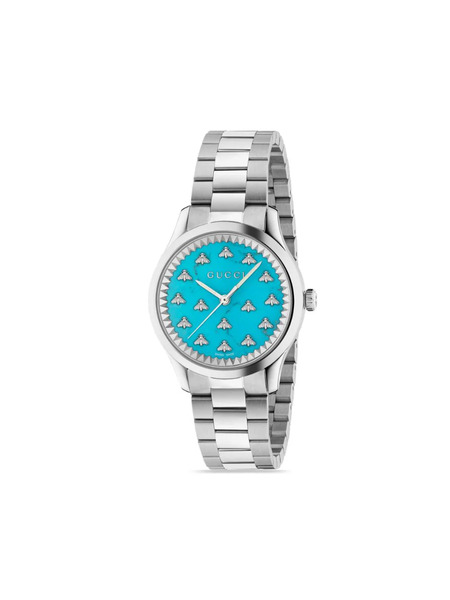  Gucci Reloj G-timeless De 32mm - Azul 