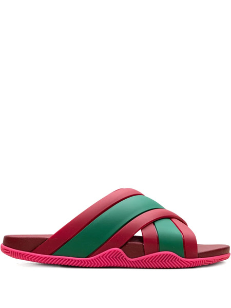  Gucci Sandalias Web Slide - Rojo 