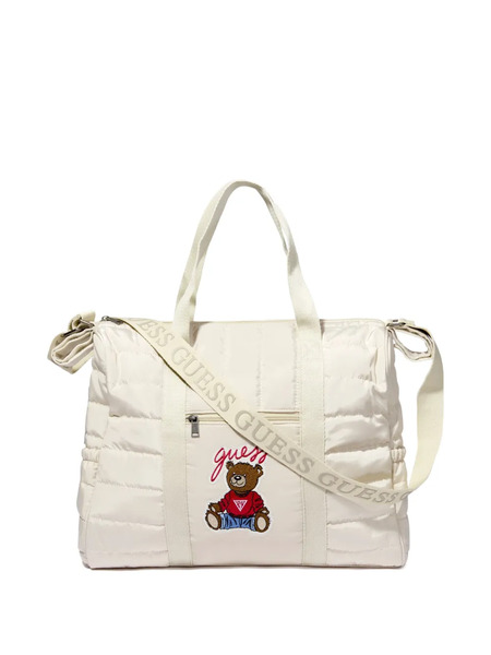 Guess Kids Bolso Cambiador Acolchado - Blanco 