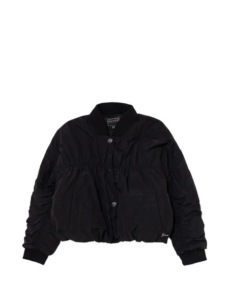  Guess Kids Button-front Bomber Jacket - Negro 