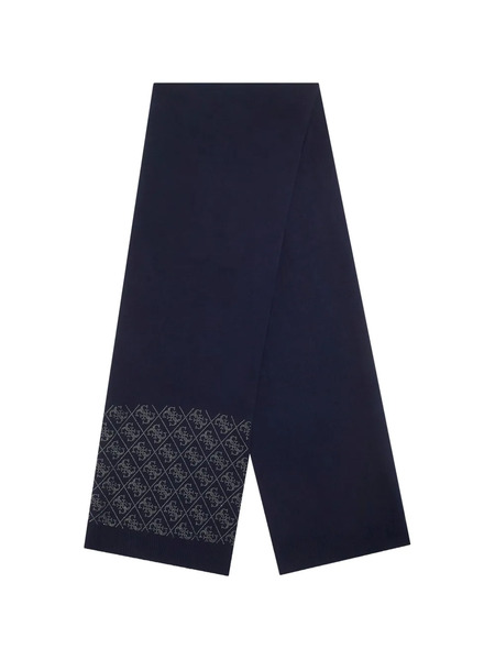  Guess Usa Bufanda Con Apliques De Strass - Azul 