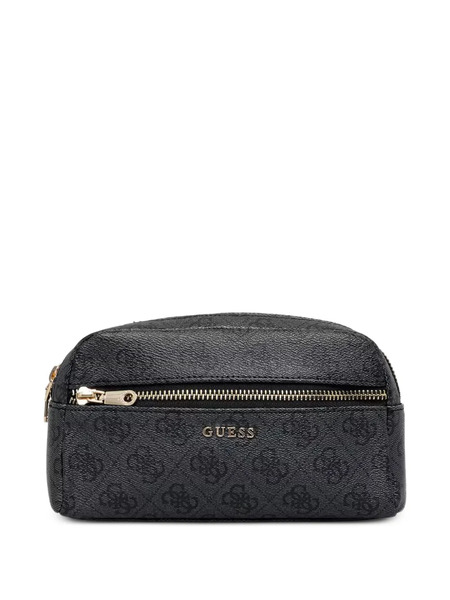  Guess Usa Estuche De Maquillaje Con Logo Estampado - Negro 
