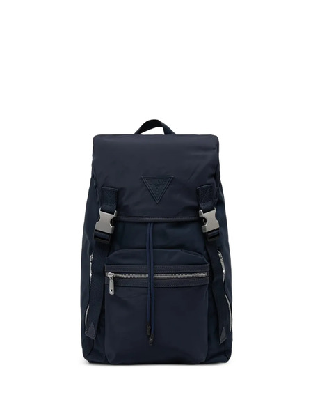  Guess Usa Mochila Berlin Con Parche Del Logo Y Hebilla - Azul 