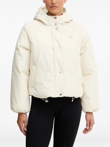  Guess Usa Plumífero Con Capucha - Neutro 