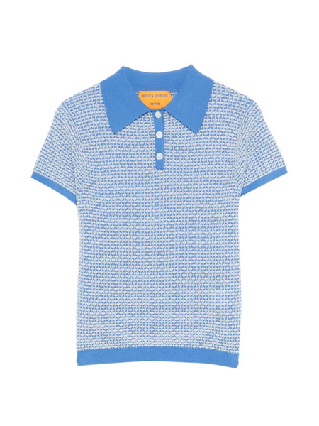  Guest In Residence Polo Estampado - Azul 