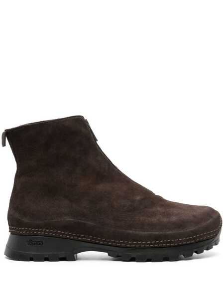  Guidi Botas Con Puntera Redonda - Marrón 