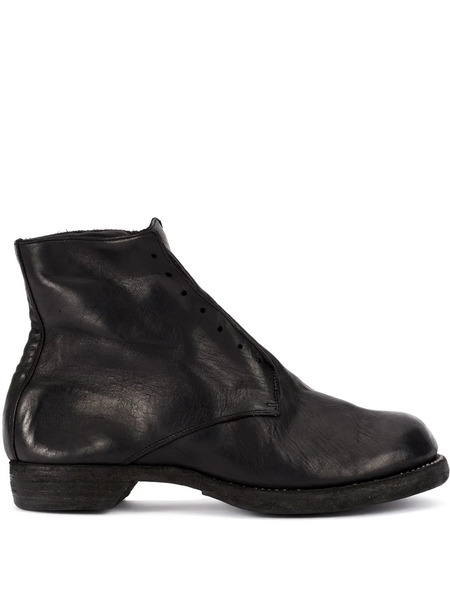  Guidi Botas Entalladas Slip-on - Negro 
