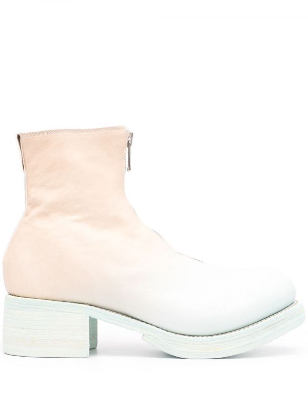  Guidi Botines Con Cremallera - Verde 