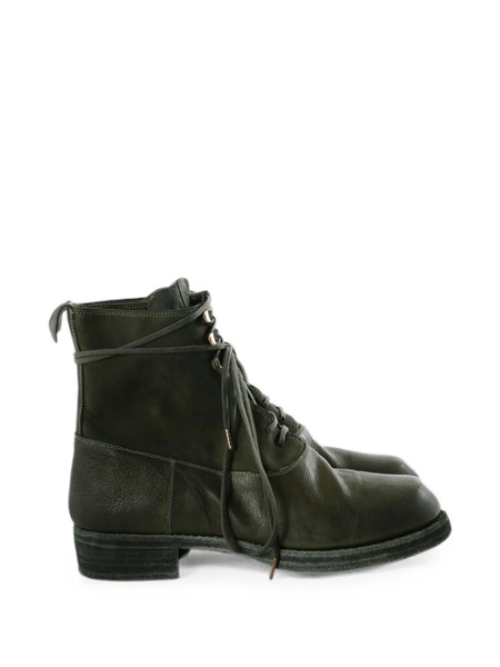  Guidi Lace-up Ankle Boots - Verde 