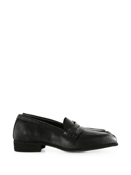  Guidi Leather Loafers - Negro 