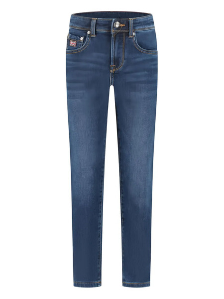  Hackett Kids Vaqueros Con Parche Del Logo - Azul 