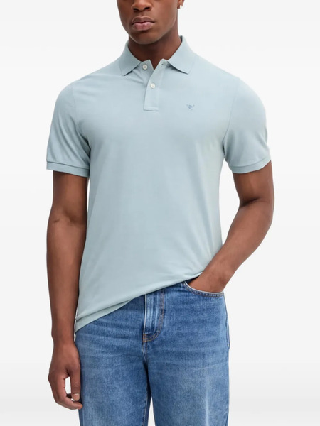  Hackett Polo Con Botones - Azul 