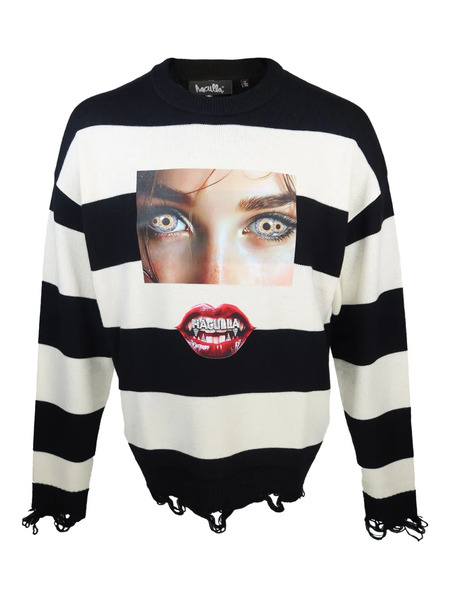  Haculla Jersey A Rayas - Negro 