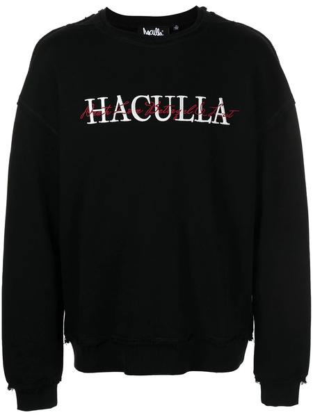  Haculla Sudadera Haculla Bordada - Negro 