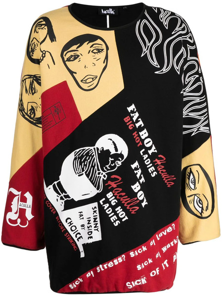  Haculla Sudadera Sick Of It All - Negro 