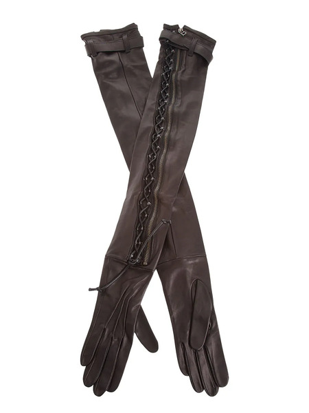  Haider Ackermann Long Gloves - Negro 