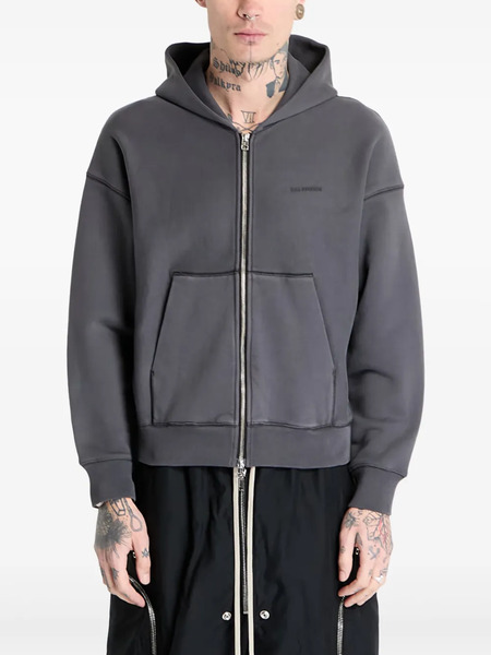  Hal Studios® Sudadera Con Capucha Y Cremallera De Algodón - Gris 