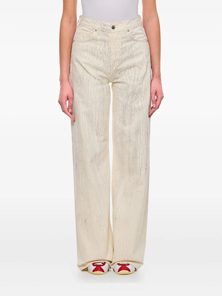  Halfboy Vaqueros Con Efecto Agrietado - Blanco 