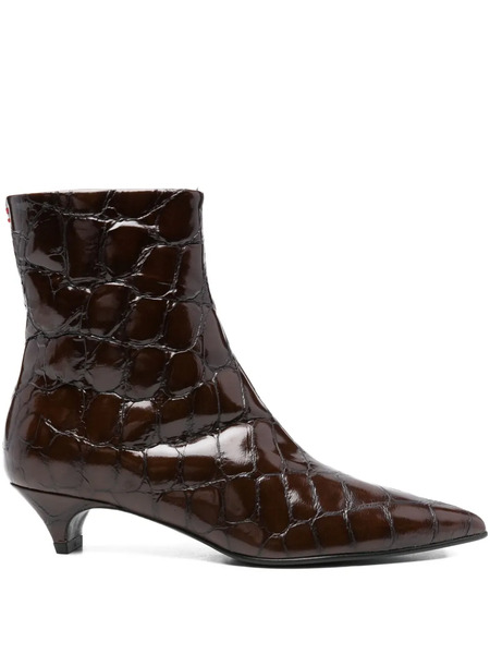  Halmanera Botas Con Tacón De 45 Mm - Marrón 