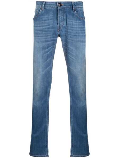  Hand Picked Vaqueros Slim Orvieto - Azul 