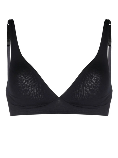  Hanro Sujetador Triangular Semitranslúcido - Negro 