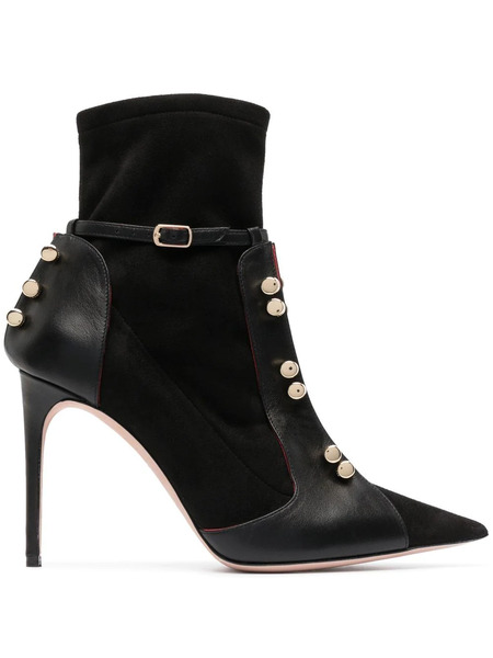  Hardot Botines Con Apliques - Negro 