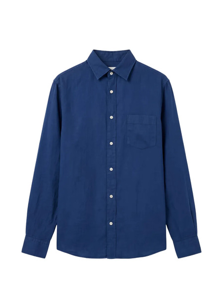  Hartford Camisa Paul Con Bolsillo - Azul 