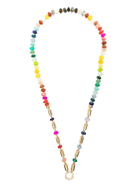  Harwell Godfrey Collar Baht And Bead Foundation En Oro Amarillo De 18kt Con Múltiples Piedras - Dorado 