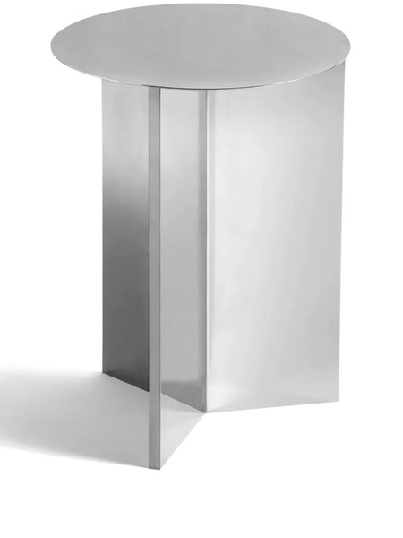  Hay Mesa Redonda Slit - Plateado 