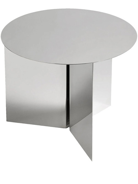  Hay Mesa Redonda Slit - Plateado 