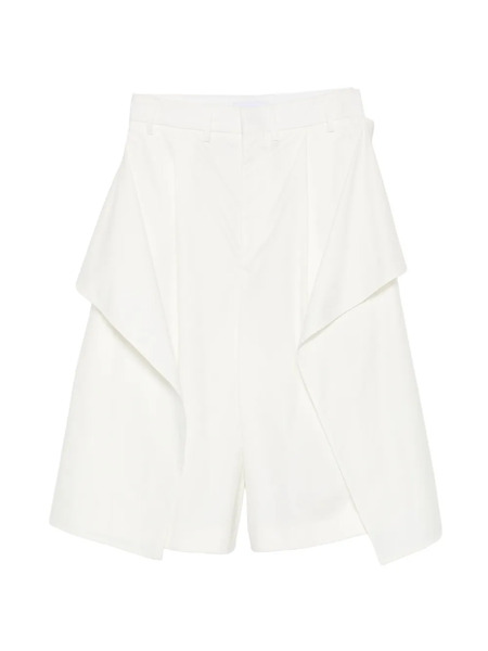  Hed Mayner Pantalones Cortos Con Panel Drapeado - Blanco 