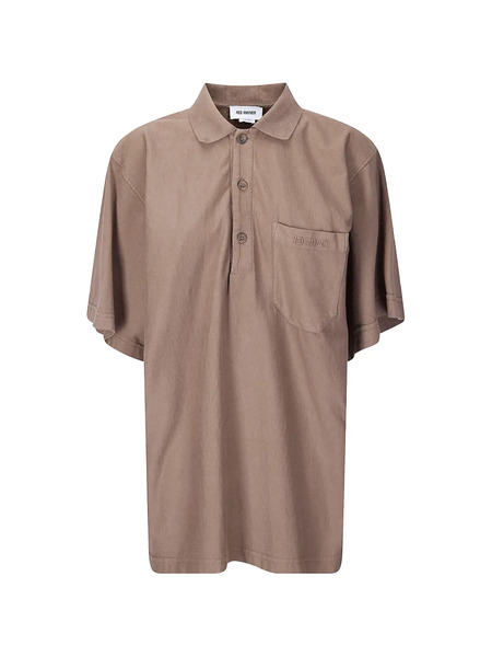  Hed Mayner Polo Con Logo Bordado - Neutro 