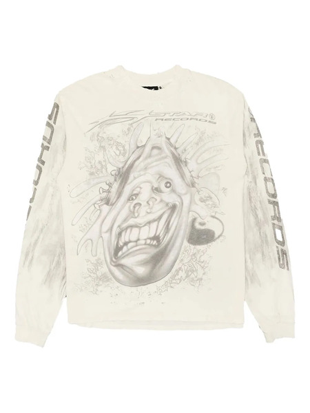  Hellstar Camiseta Hstar Records - Blanco 