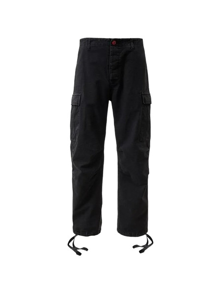  Hellstar Canvas Drawstring-cuff Cargo Pants - Negro 