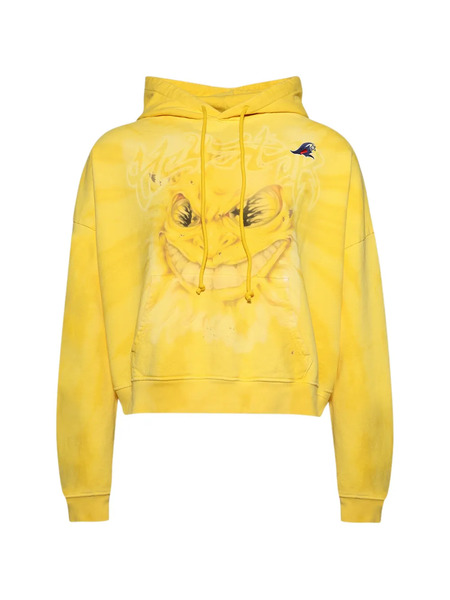  Hellstar Sudadera Mad Sun Con Capucha - Amarillo 