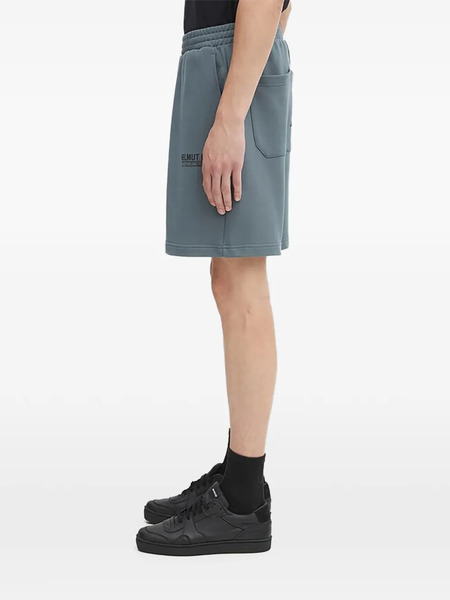  Helmut Lang Bermudas Con Logo - Azul 