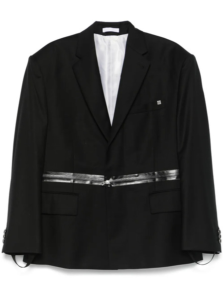  Helmut Lang Blazer Zip Driver - Negro 