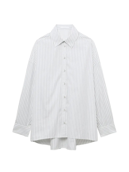  Helmut Lang Camisa A Rayas - Blanco 