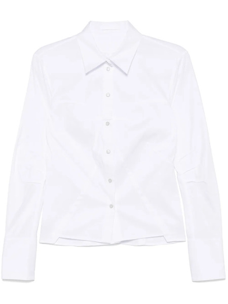  Helmut Lang Camisa Estilo Bustier - Blanco 