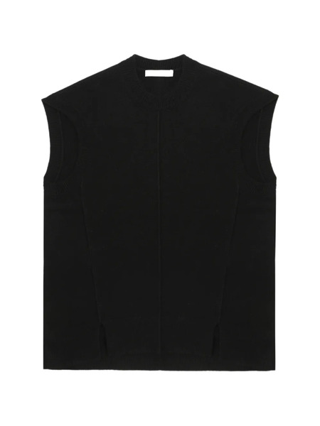  Helmut Lang Chaleco Con Abertura - Negro 