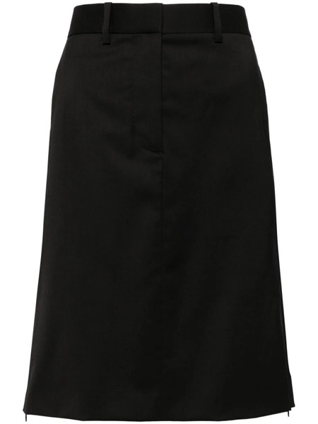  Helmut Lang Falda Recta - Negro 