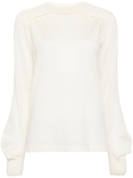  Helmut Lang Jersey Con Abertura - Neutro 