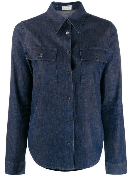  Helmut Lang Pre-owned Camisa Vaquera Con Corte Slim - Azul 