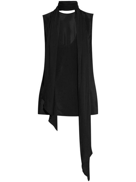  Helmut Lang Top Con Lazo - Negro 