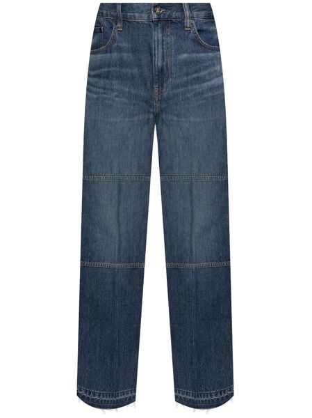 Helmut Lang Vaqueros Rectos - Azul 