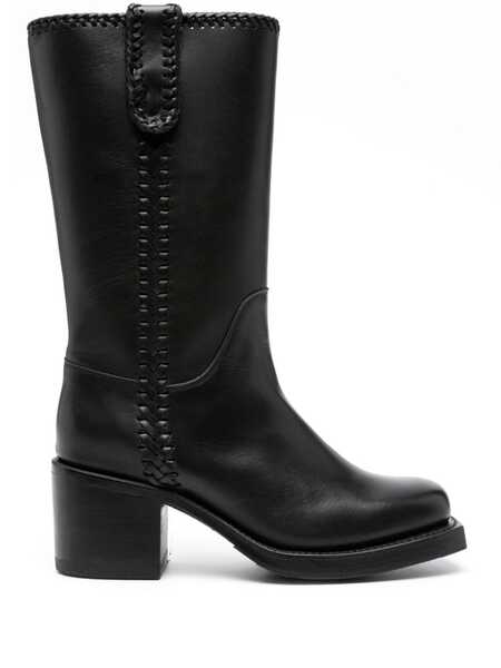  Hereu Botas Aumandra Con Tacón De 65mm - Negro 
